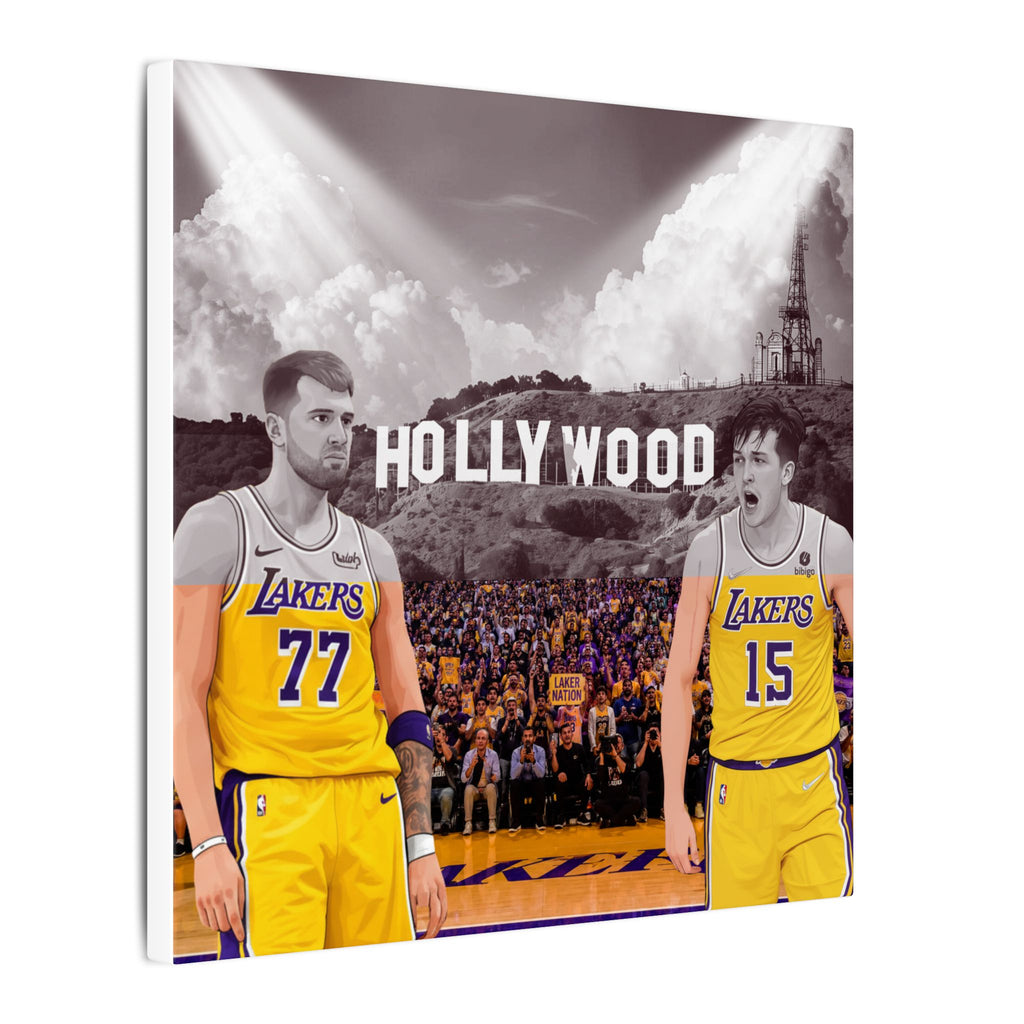 “Lakeshow Hollywood Duo” Canvas Print