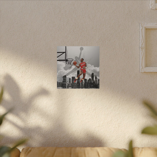 "City Soarin' Jordan" Canvas Print