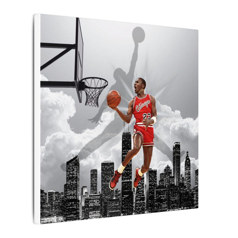 "City Soarin' Jordan" Canvas Print