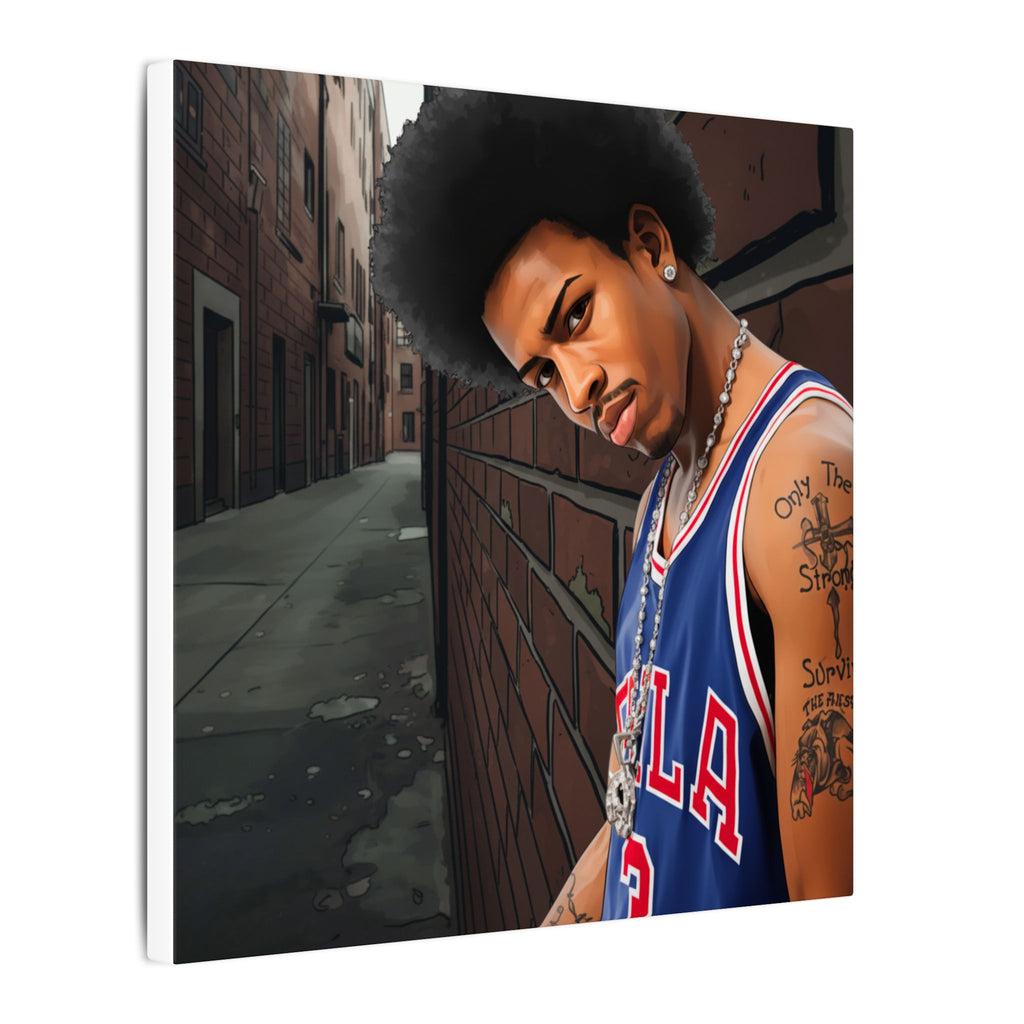 "Iverson Alley" Canvas Print