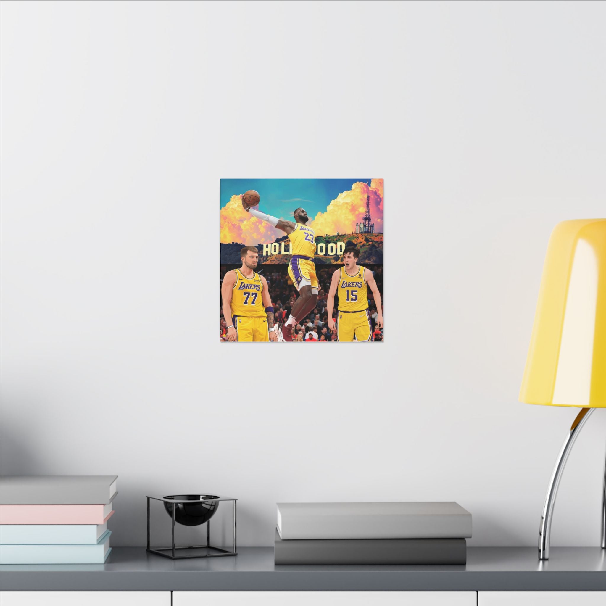 "Hollywood Lakeshow Trio" Canvas Print