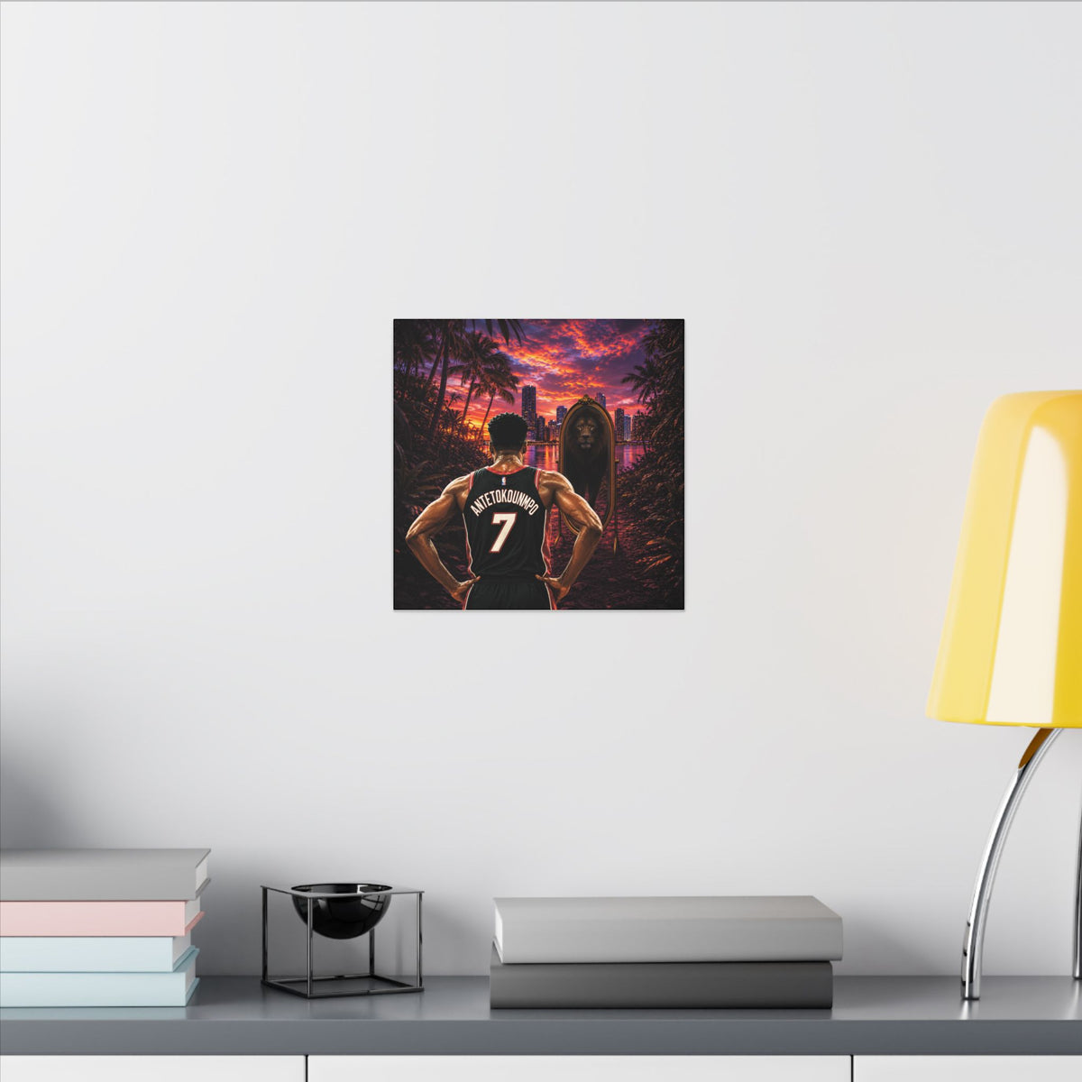 "South Beach Superhero" Canvas Print
