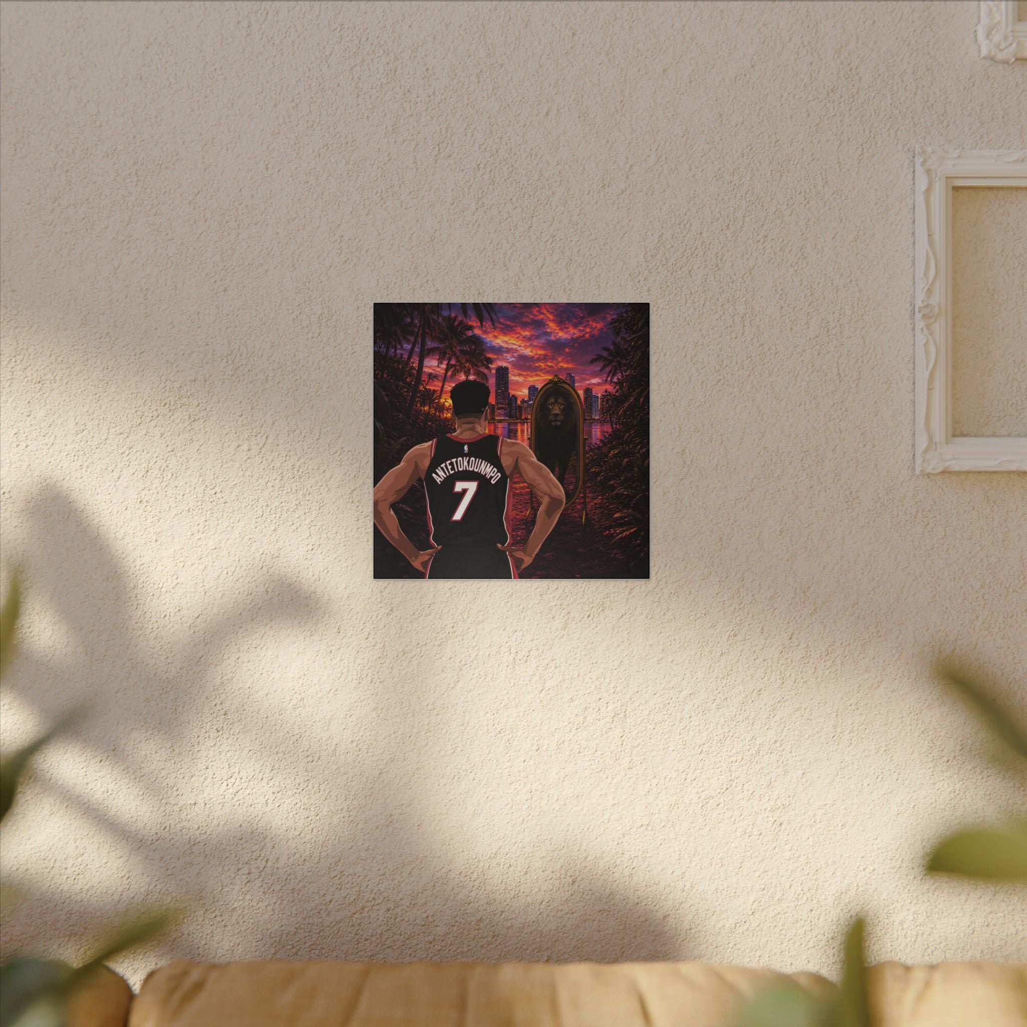 "South Beach Superhero" Canvas Print