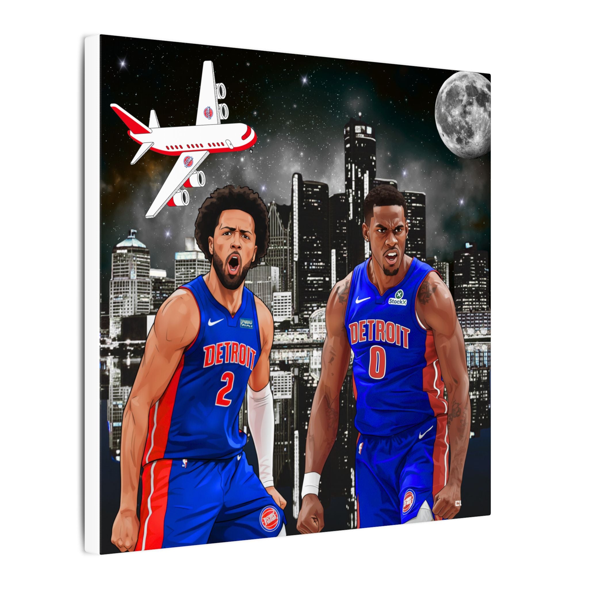 "Midnight Motor City" Canvas Print