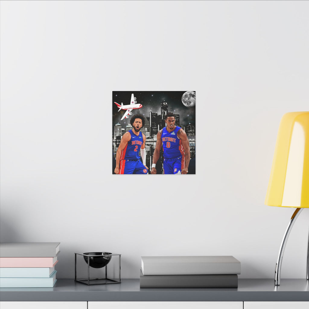 "Midnight Motor City" Canvas Print