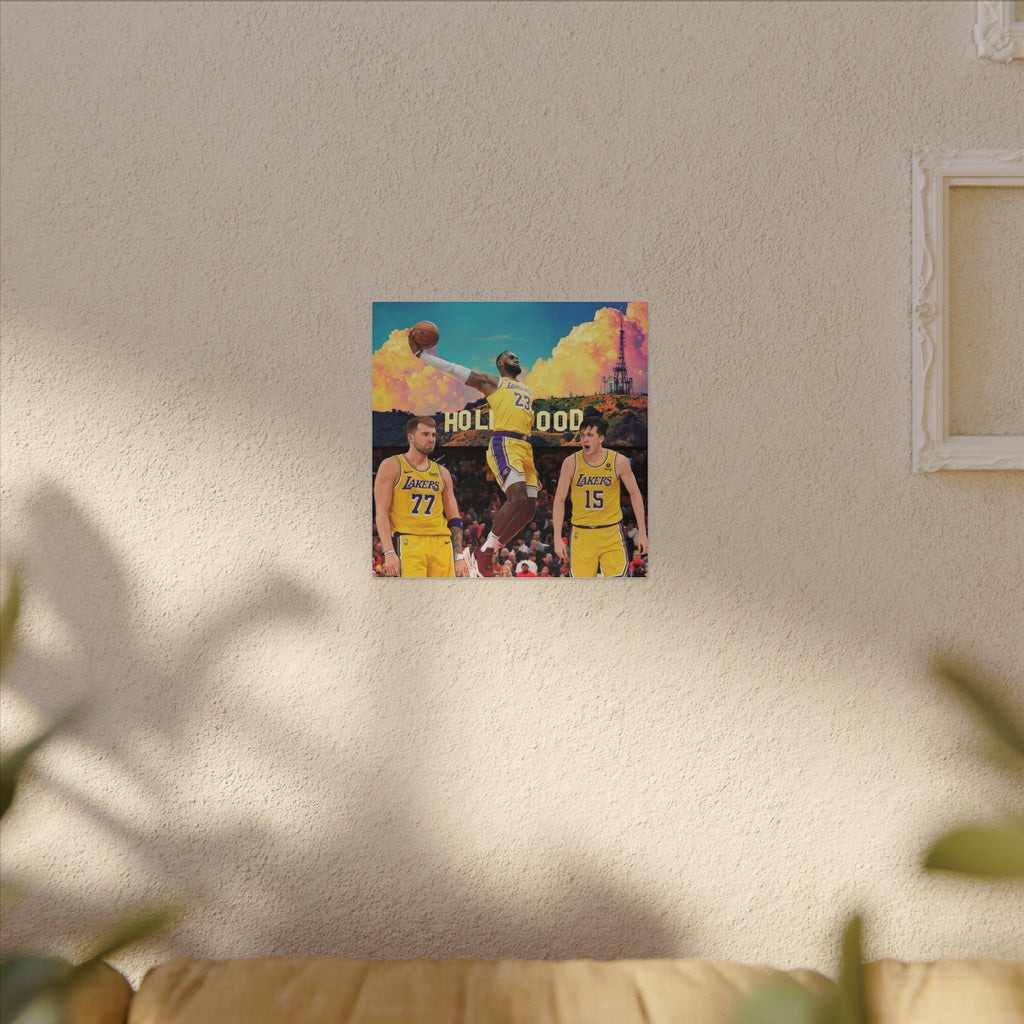 "Hollywood Lakeshow Trio" Canvas Print