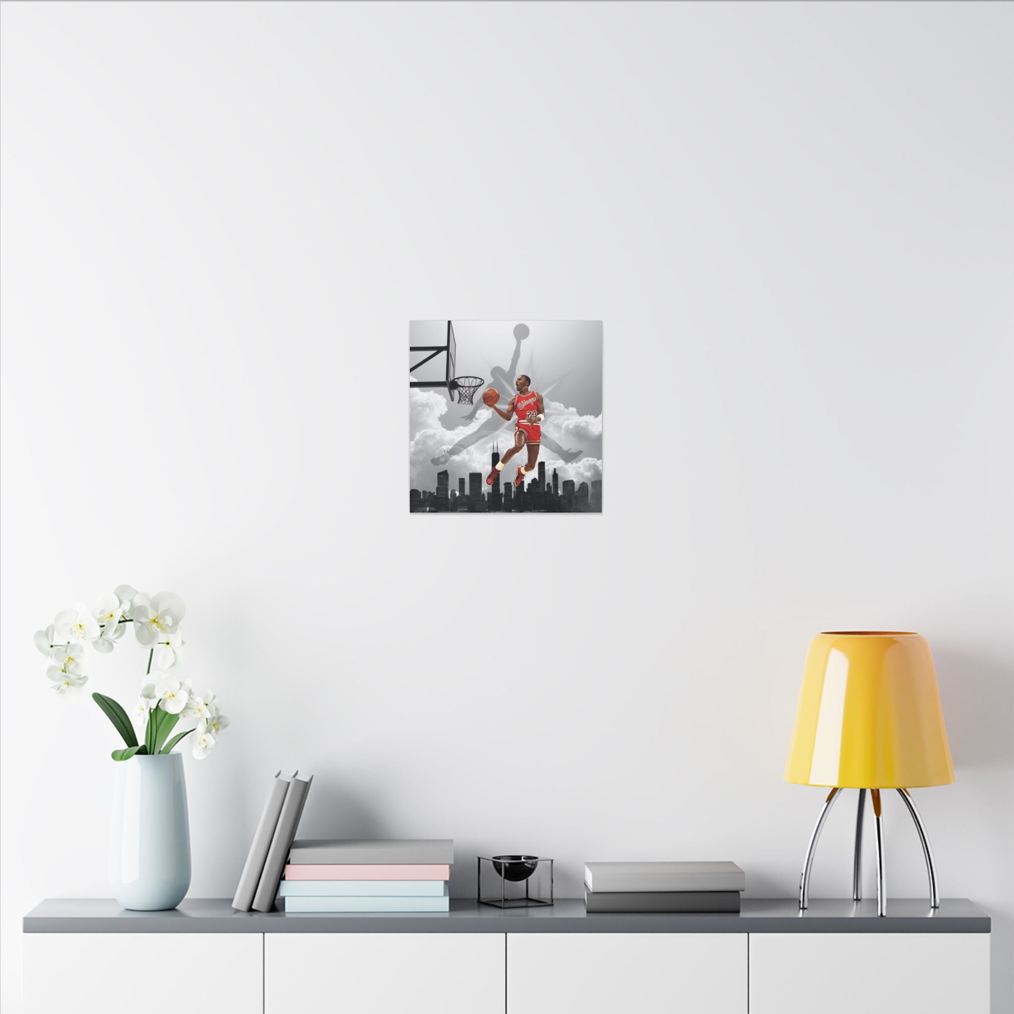 "City Soarin' Jordan" Canvas Print