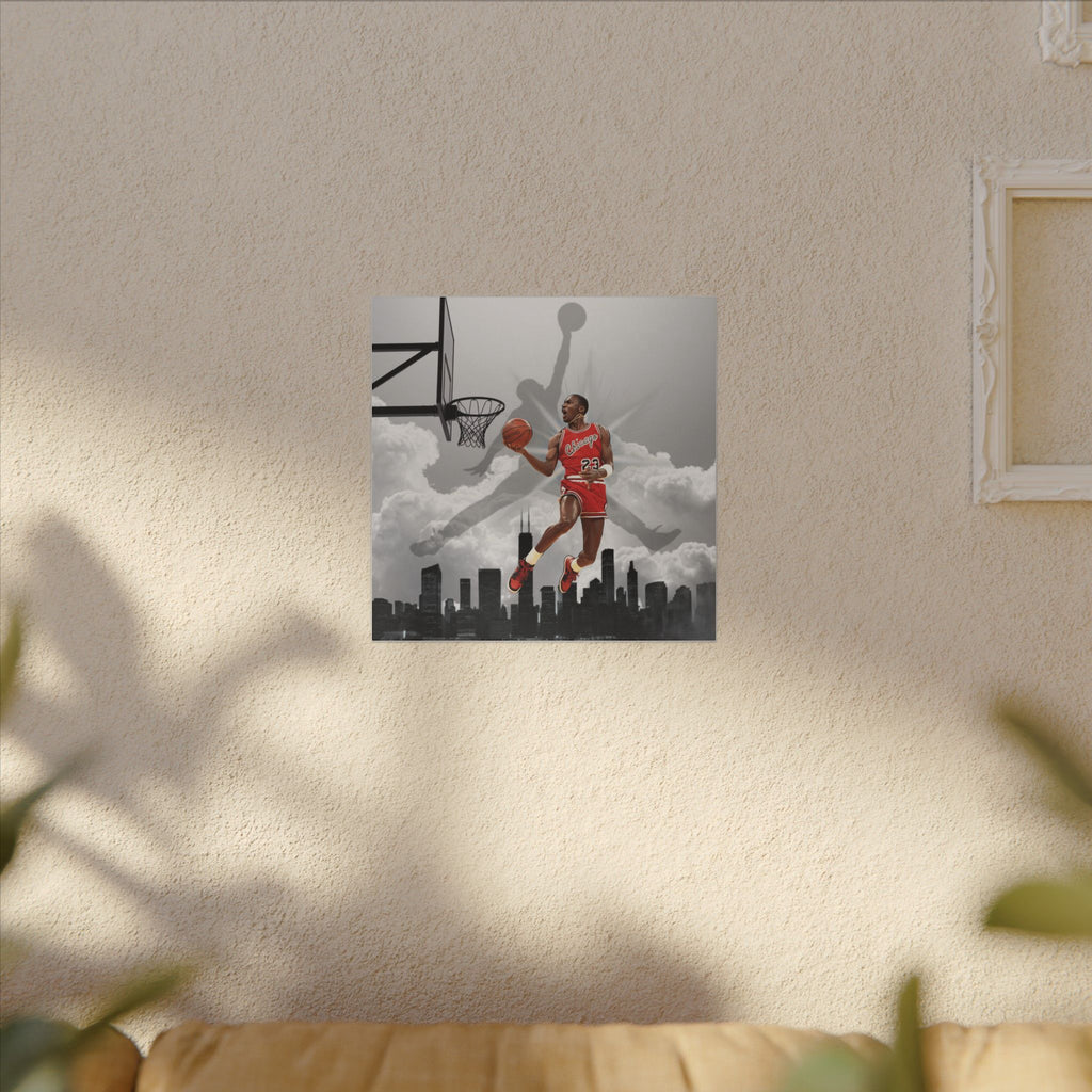 "City Soarin' Jordan" Canvas Print