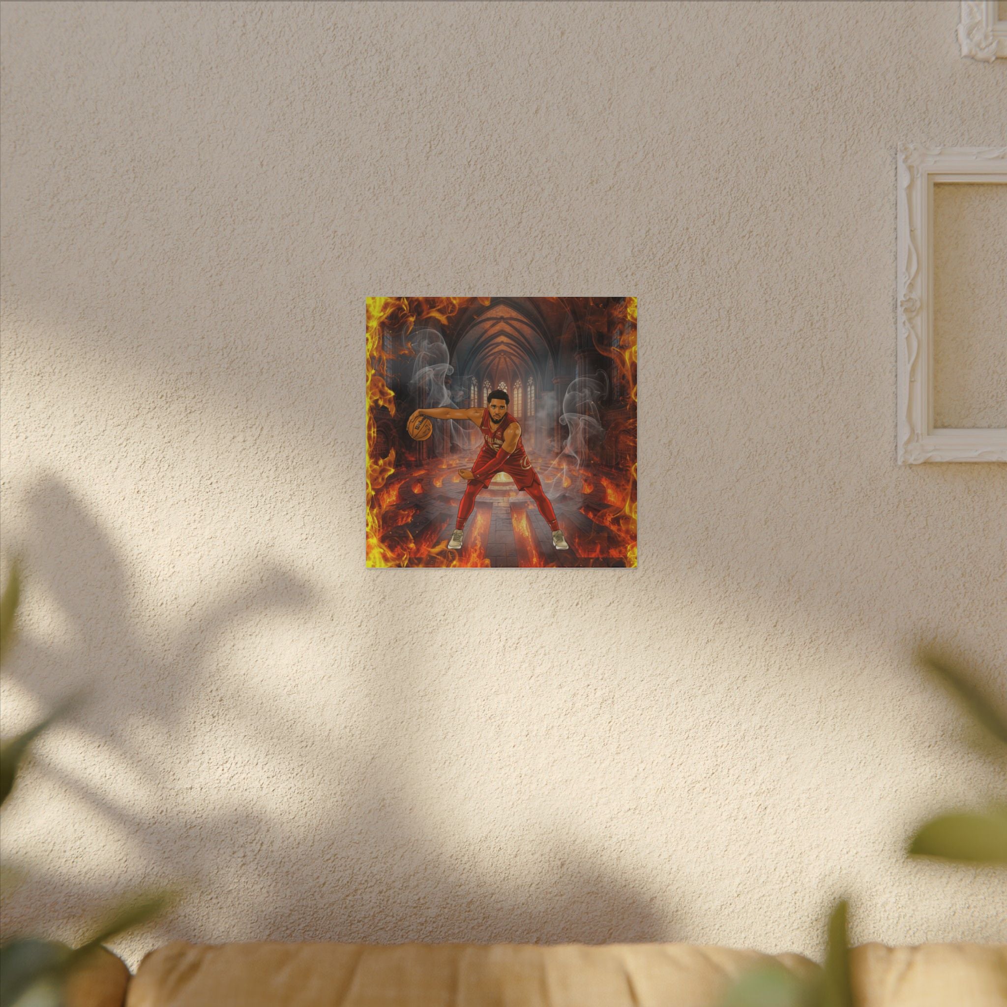 "Fiery Spida" Canvas Print