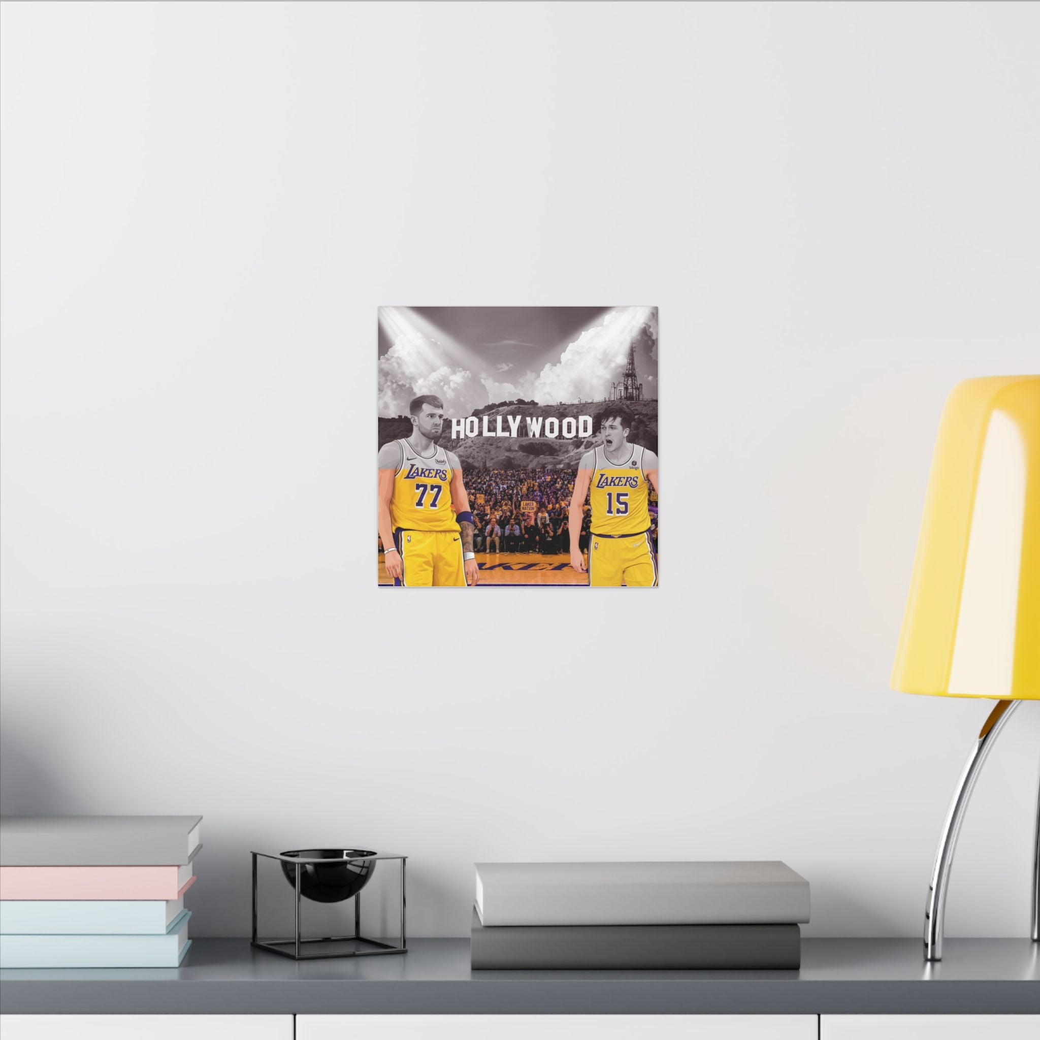 “Lakeshow Hollywood Duo” Canvas Print