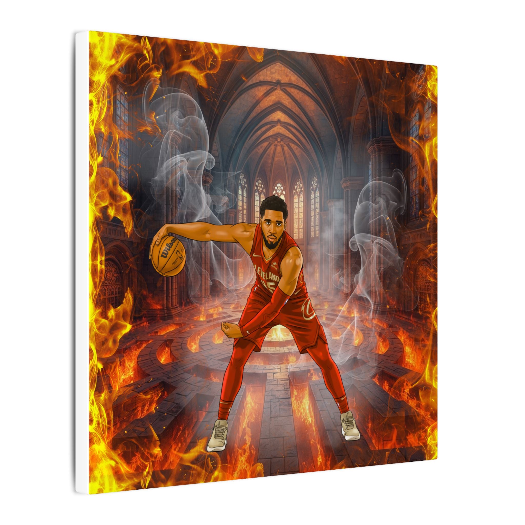 "Fiery Spida" Canvas Print