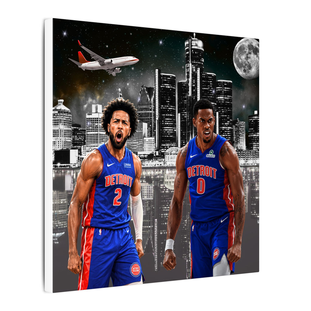 "Midnight Motor City" Canvas Print