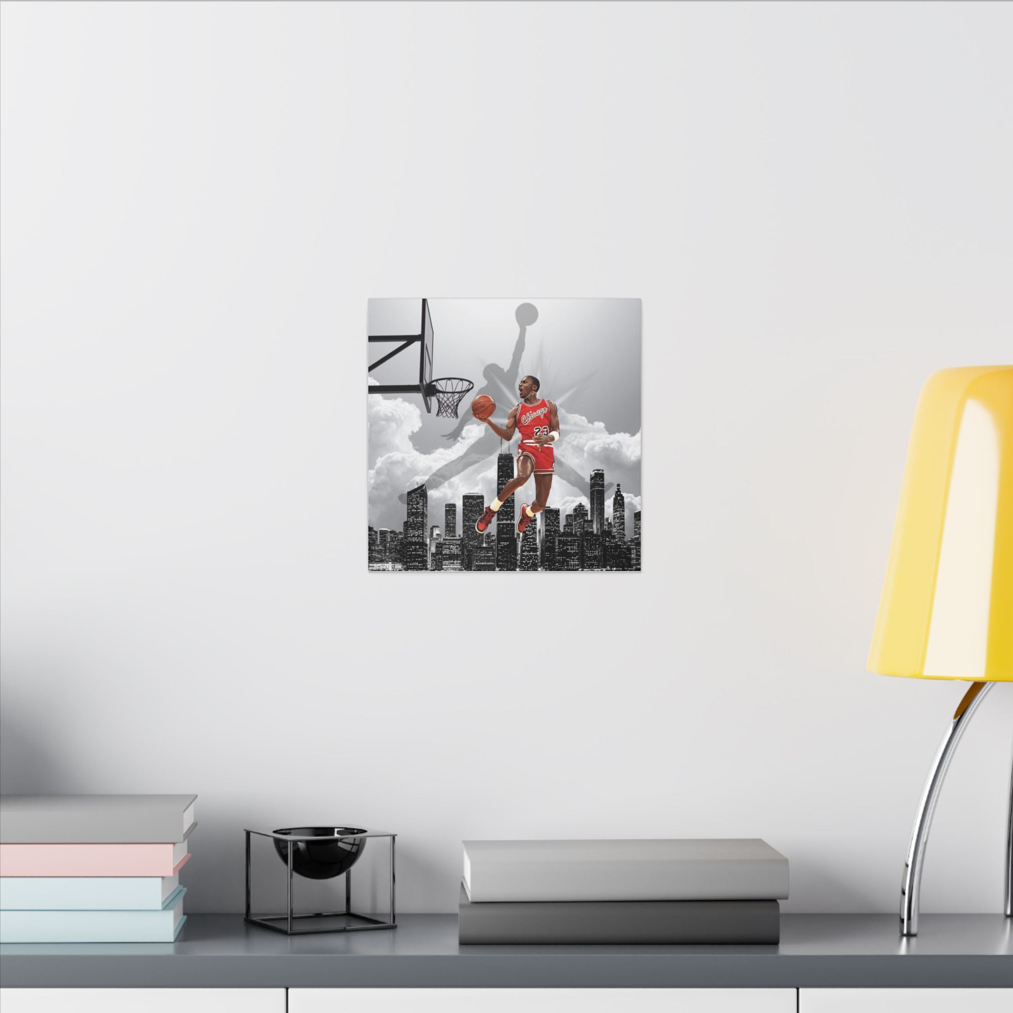 "City Soarin' Jordan" Canvas Print